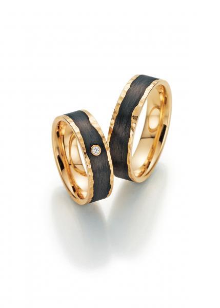 Trauringe Carbon von Fischer 22 01230/060